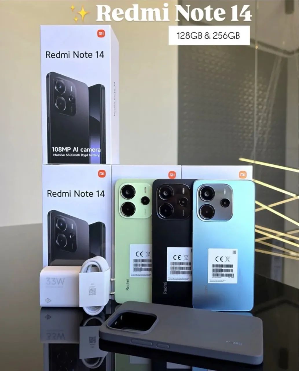 Redmi Note 14 4G 256/08- Entregamos Grátis 
