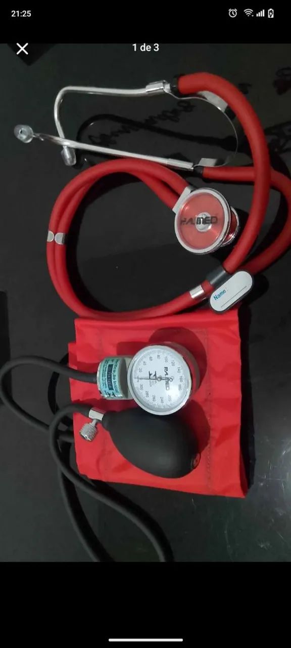 Estetoscópio e Esfigmomanômetro  - Foto 3