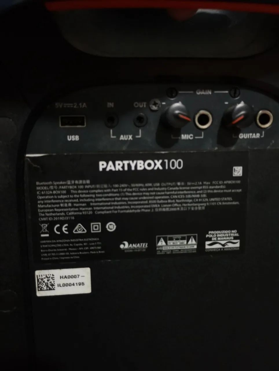 Caixa som JBL party box 100 - Foto 4
