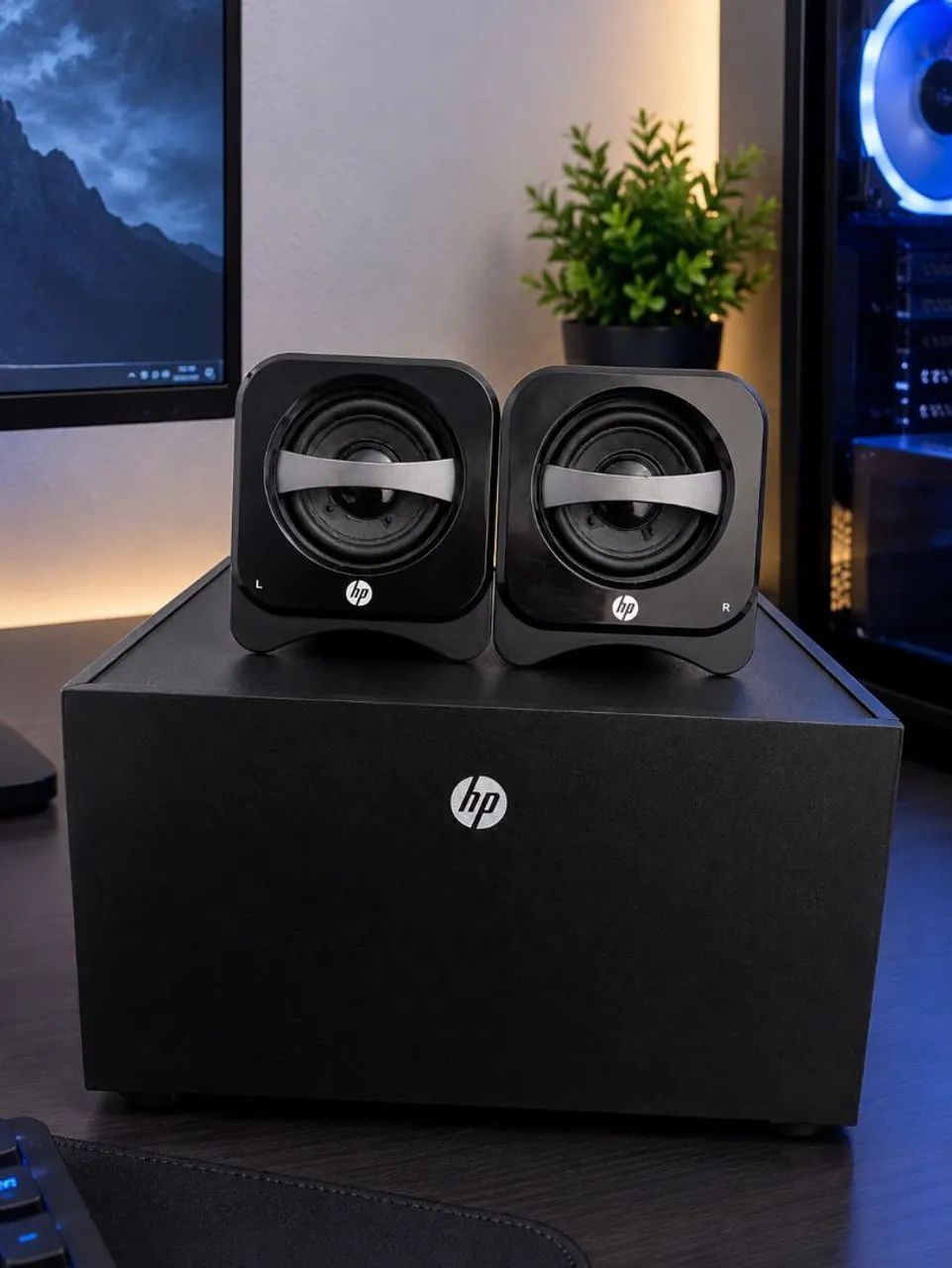 SOM HP 2.1 COM SUBWOOFER - Foto 2