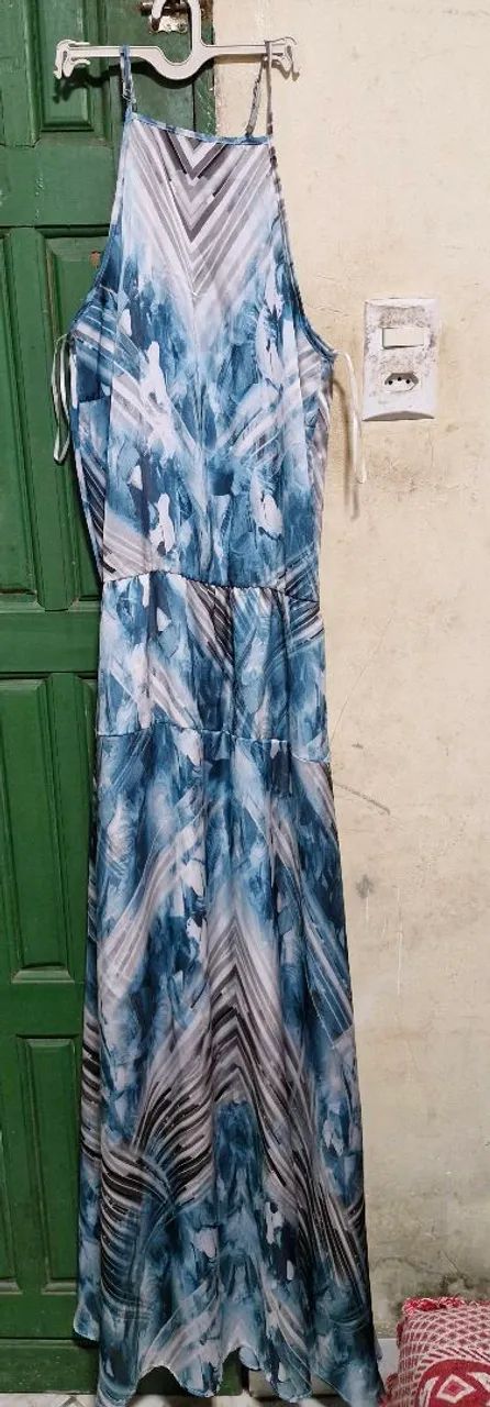 Vestido longo Zinzane