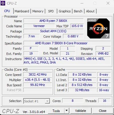 PROCESSADOR AMD RYZEN 7 5800X - Foto 4