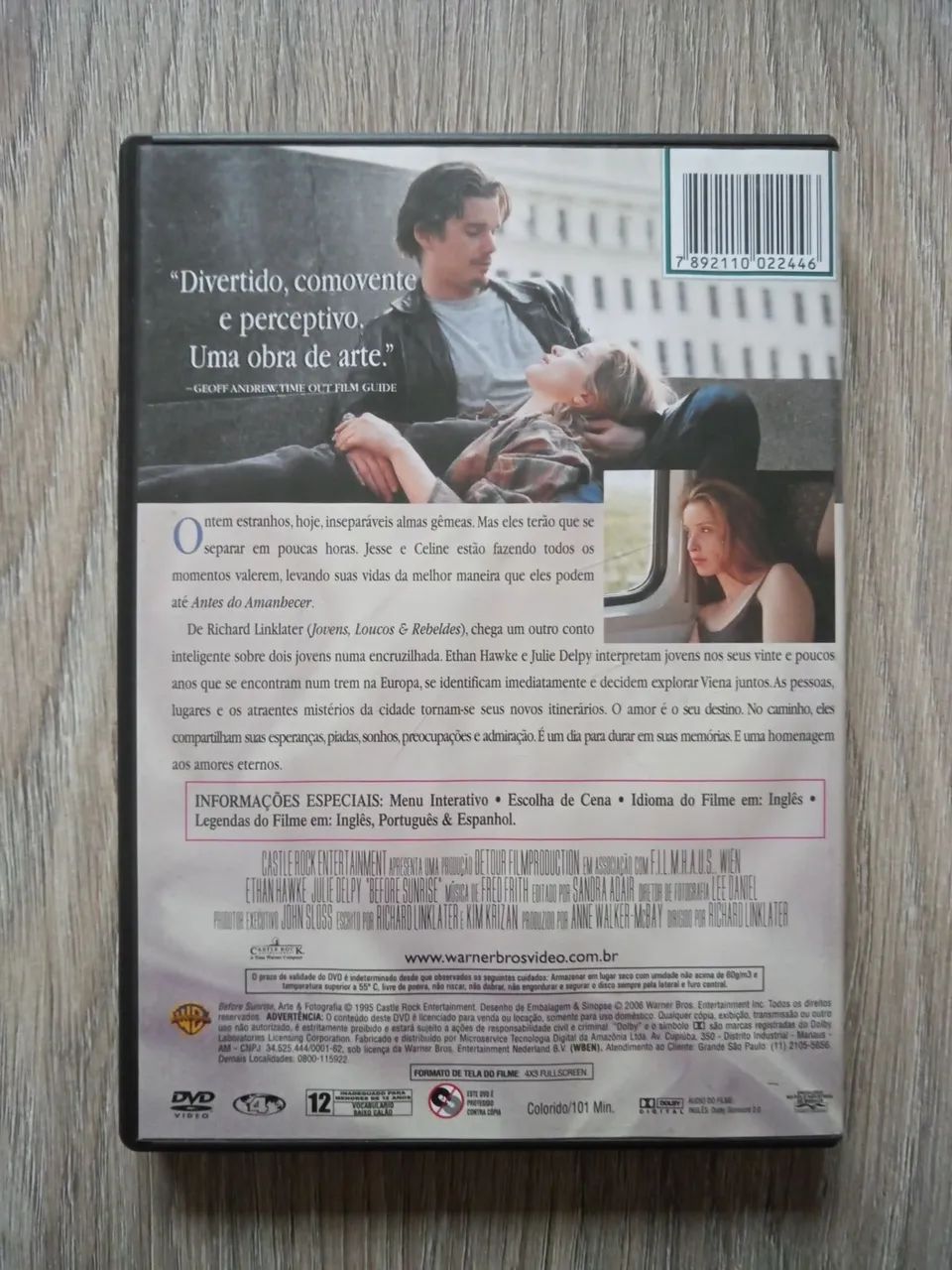 Dvd Antes do Amanhecer - Richard Linklater - Foto 2