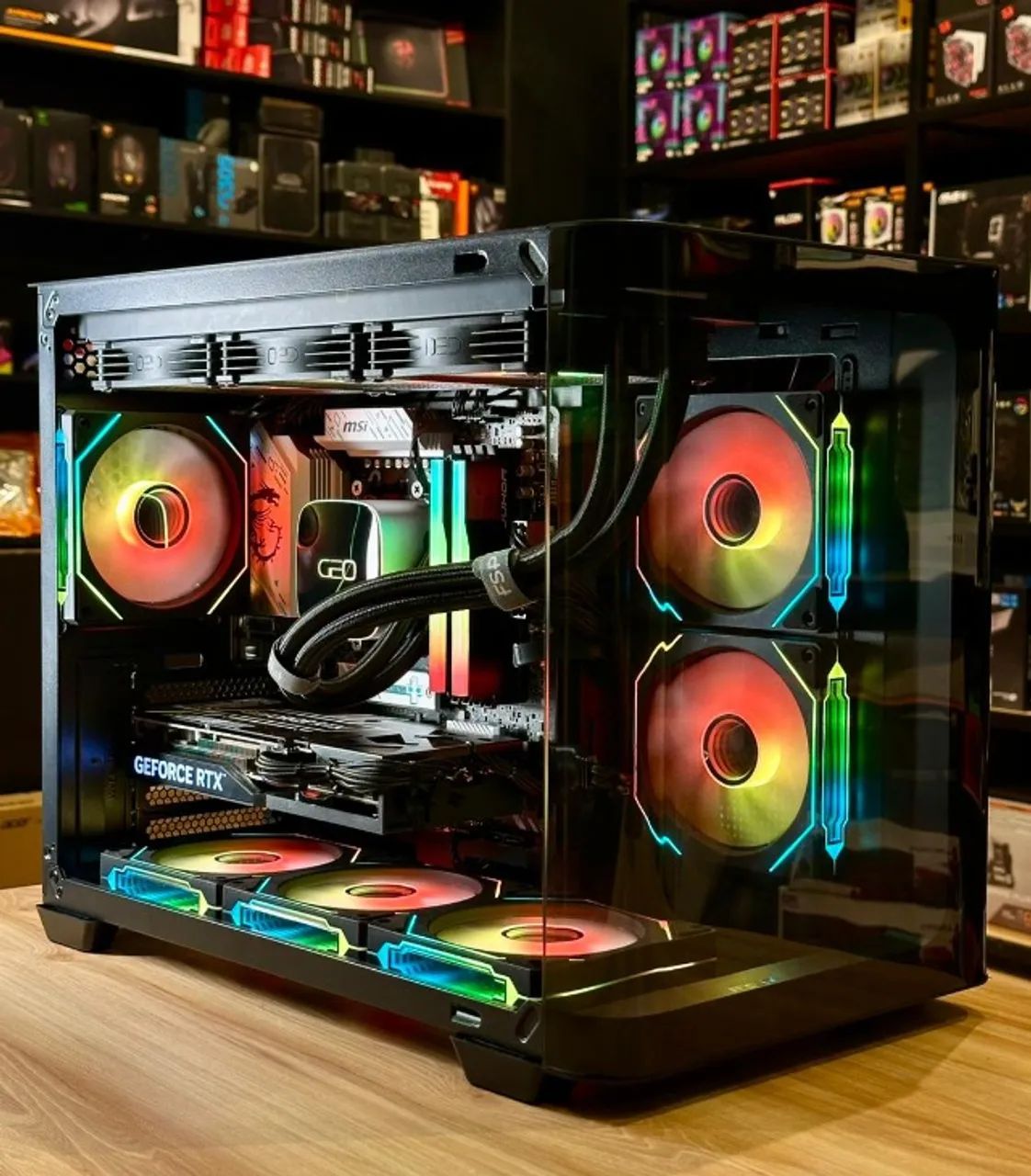 LOJA FÍSICA) Pc gamer Ryzen 7 7800x3D + Rtx 5060ti DDR5, 32GB