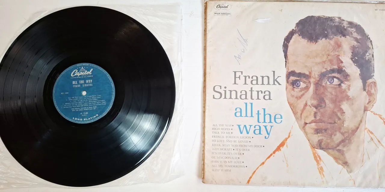 Lp, Frank Sinatra, All the Way, Capitol, decada de 1960