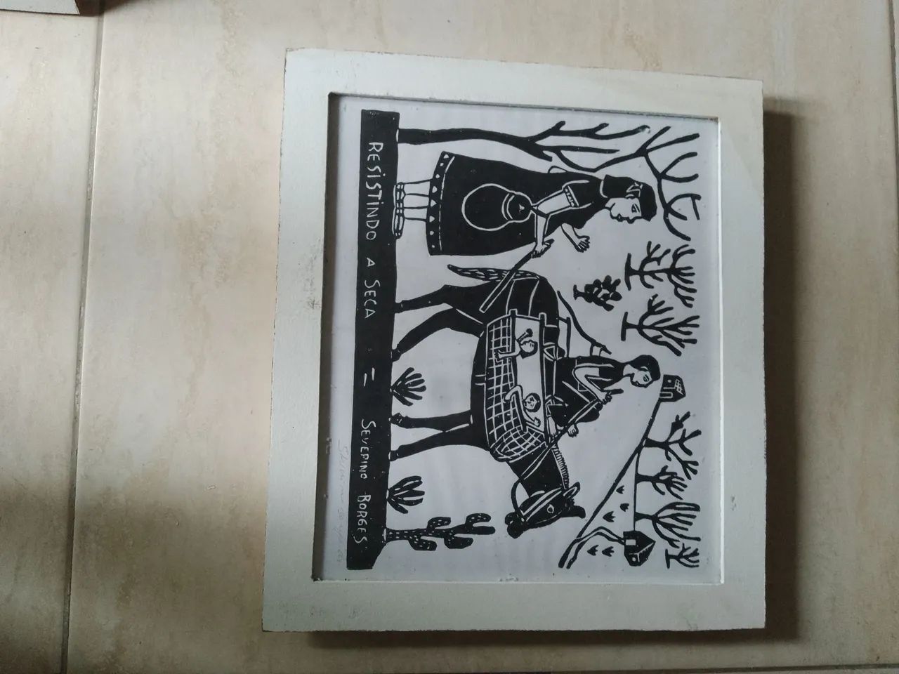 Quadro de Xilogravura - Foto 4