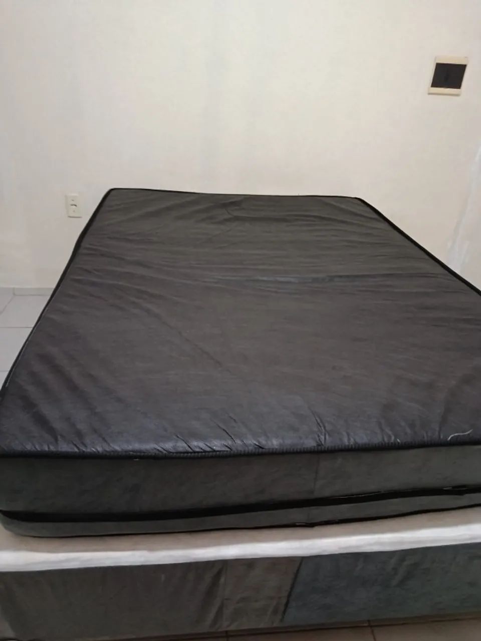 Cama Box Casal (138 x 188 cm) usada - Foto 2