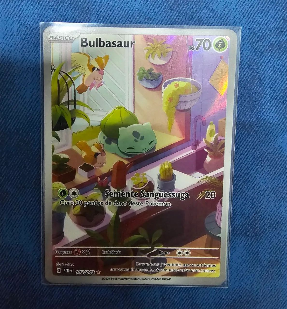 Carta Pokémon Bulbasaur (143/142) (Nm) Original  - Foto 3