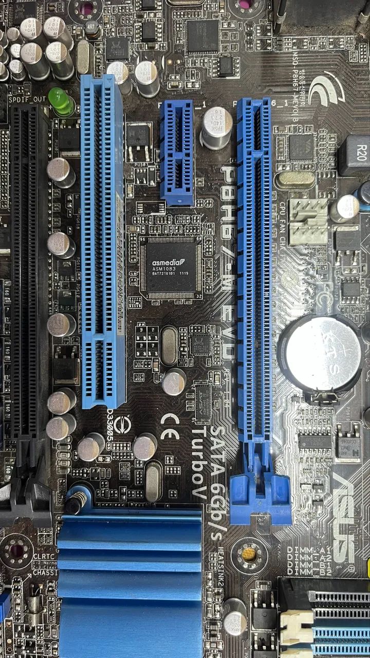 Placa mãe ASUS P8H67-M EVD (RETIRADA DE PEÇAS) - Foto 2