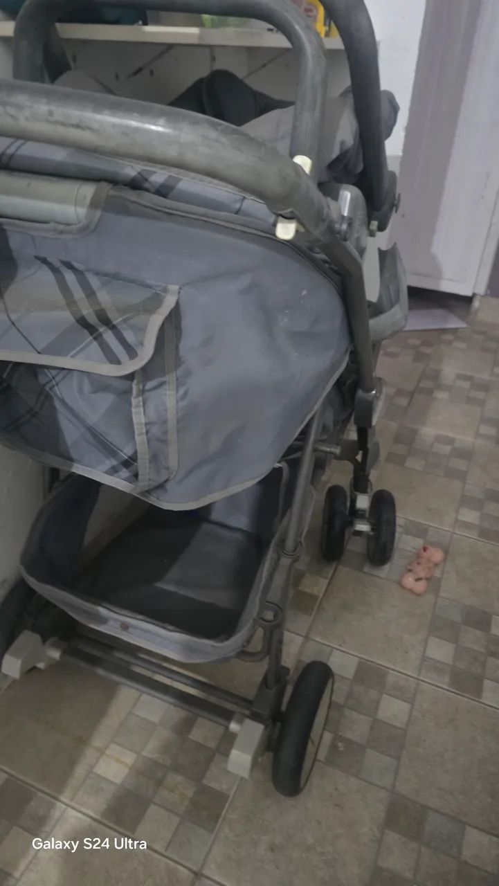 Carrinho de Bebe + Bebe Conforto  - Foto 2