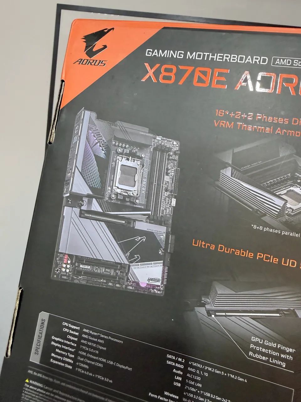 PLACA MAE AM5 X870E AORUS MASTER - Foto 4
