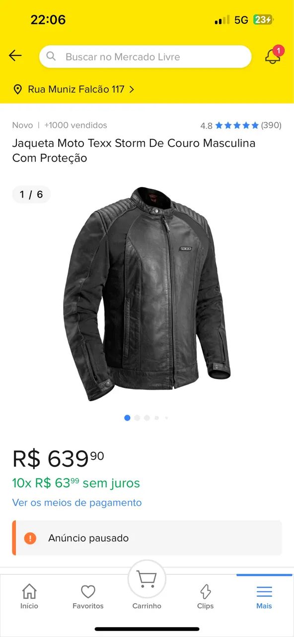 Jaqueta de couro  - Foto 2