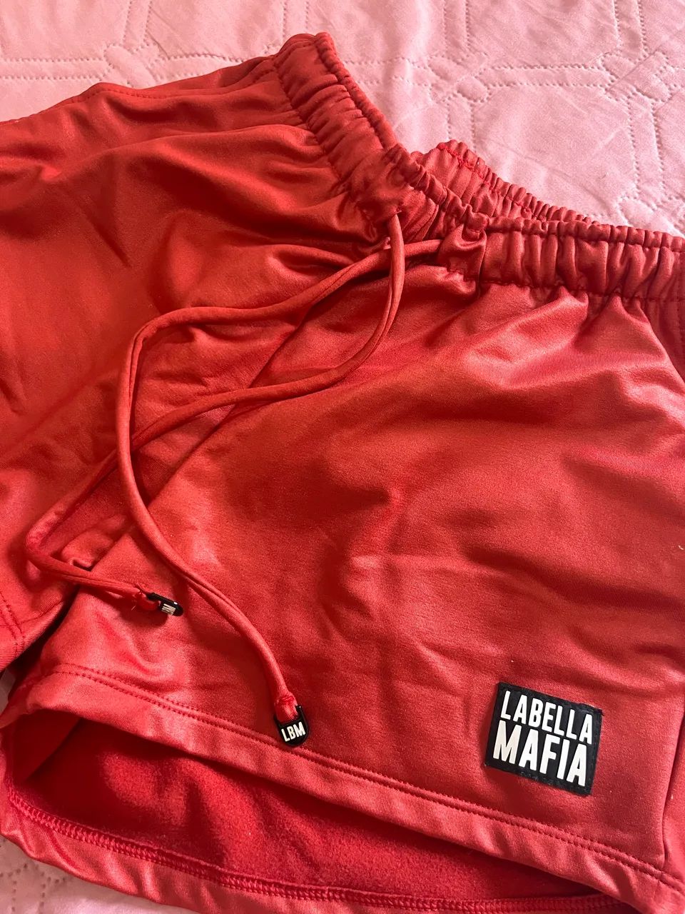 Short burn vermelho labellamafia  - Foto 2