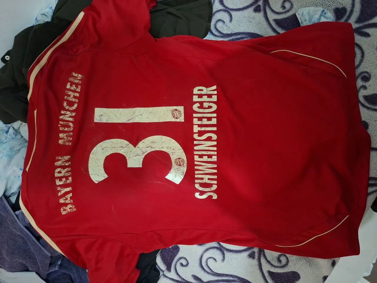 Camisa Bayern de munique do Schwensteiger - Foto 3