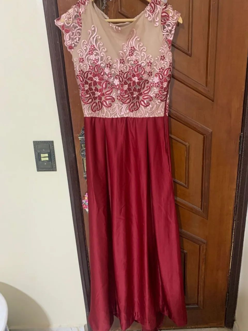 Vestido de Festa Longo Vermelho