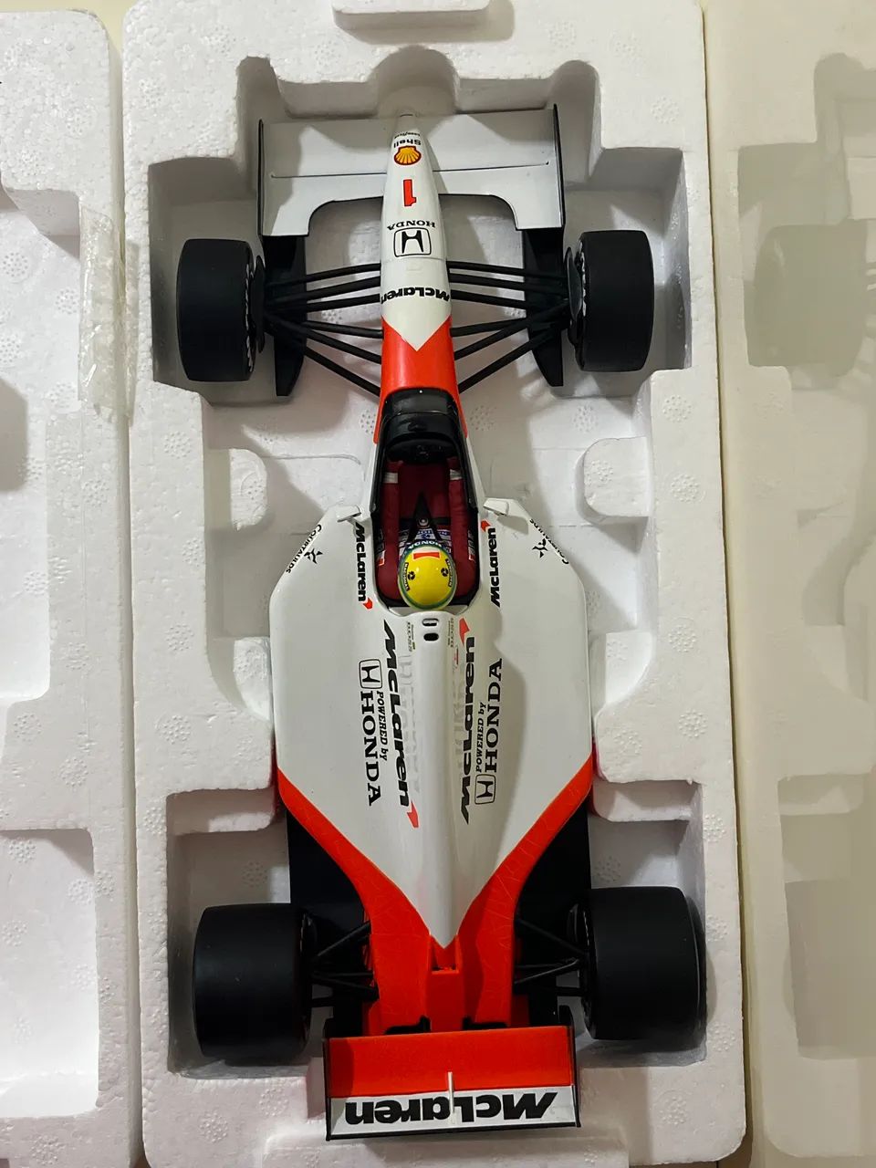 Ayrton Senna F1 Minichamps 1:18 McLaren Honda MP4/7 1992 - Hobbies