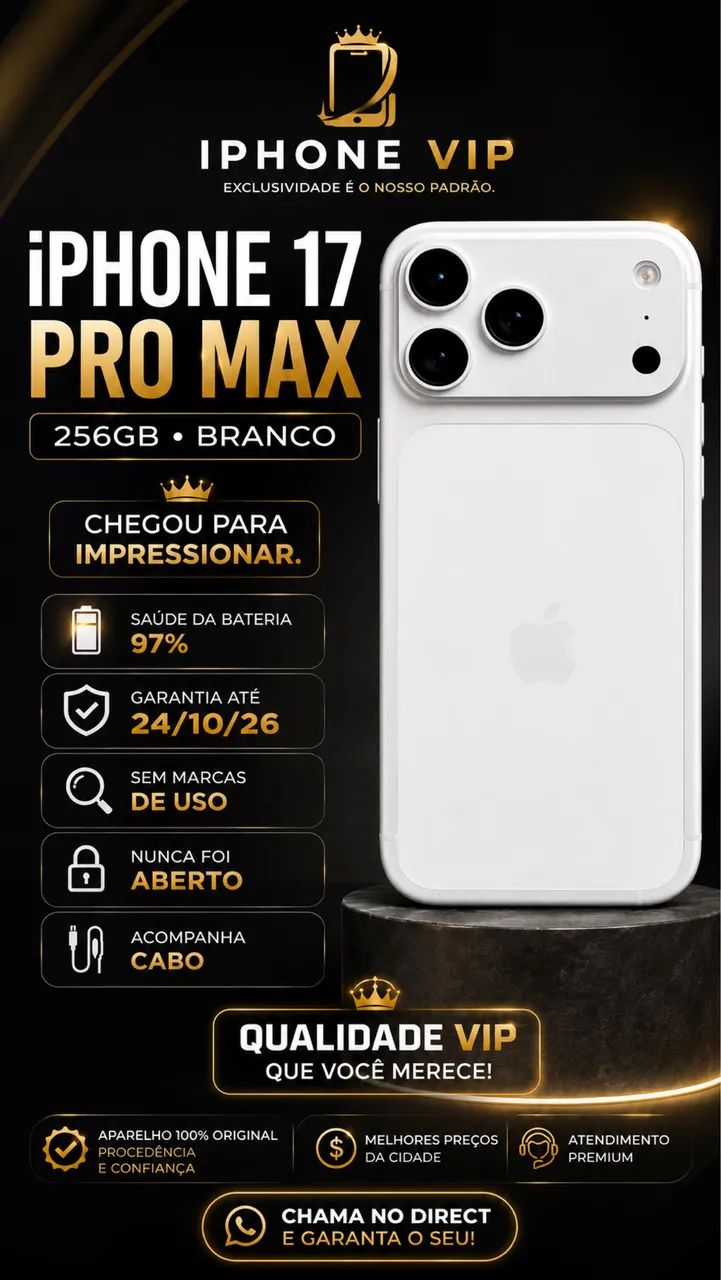 iPhone 17 Pro Max 256gb - Silver - Foto 4