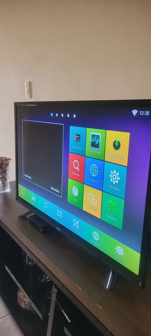 TV Philco LED 32 + Caixinha Box