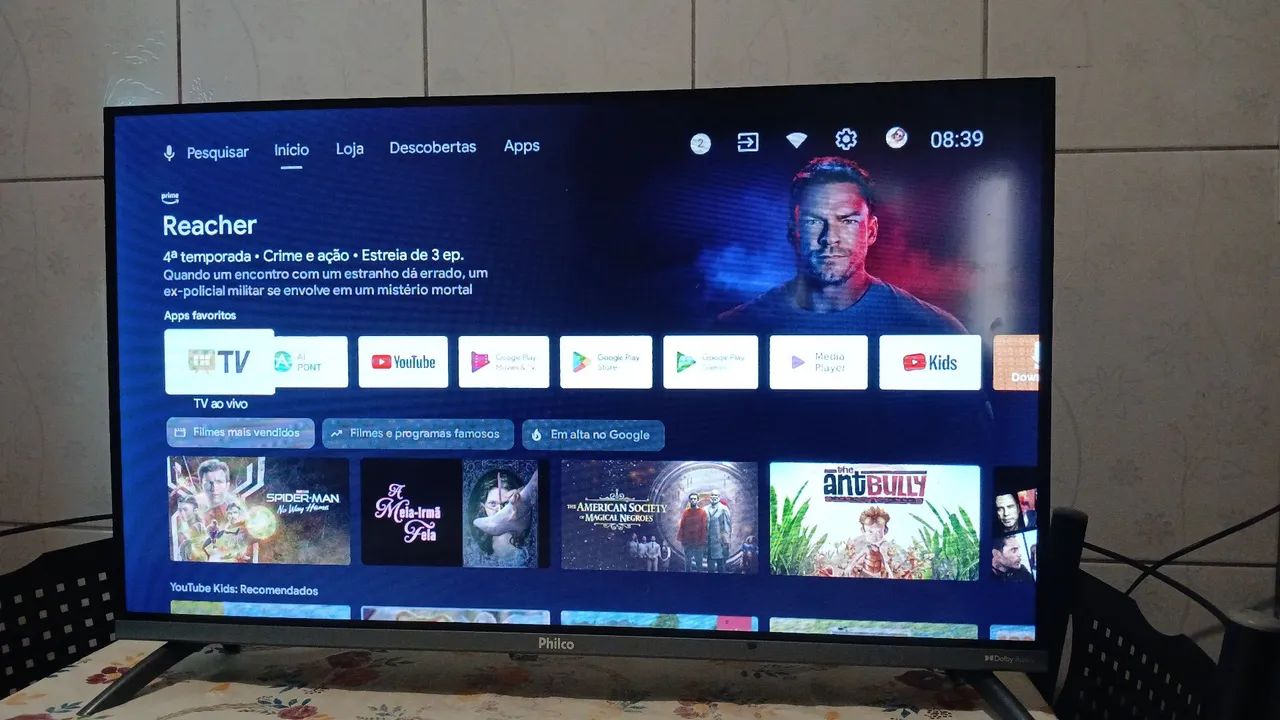 VENDO SMARTV PHILCO 32 POLEGADAS, AR CONDICIONADO 9 MIL BTUS, CAFETEIRA  - Foto 4
