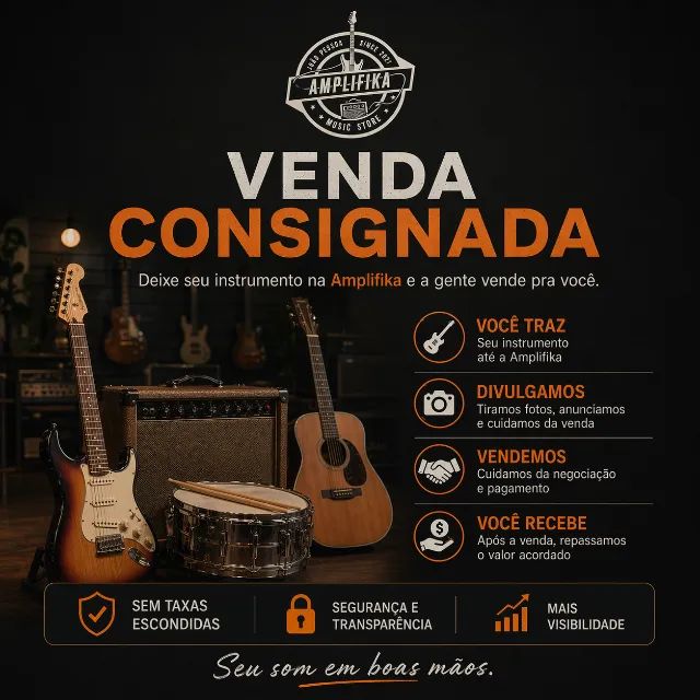 Venda Consignada de Instrumentos na Amplifika Music Store