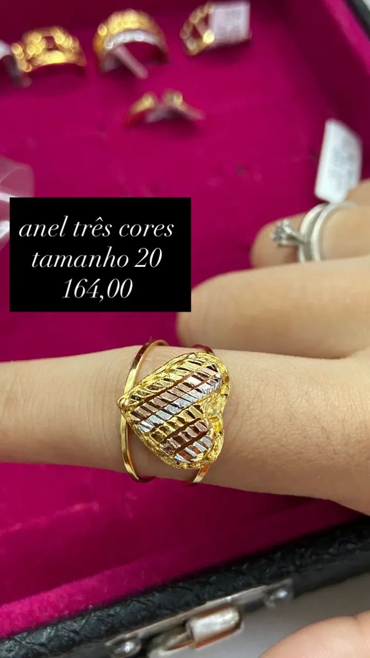 Anéis banhados a ouro 18k - Foto 4