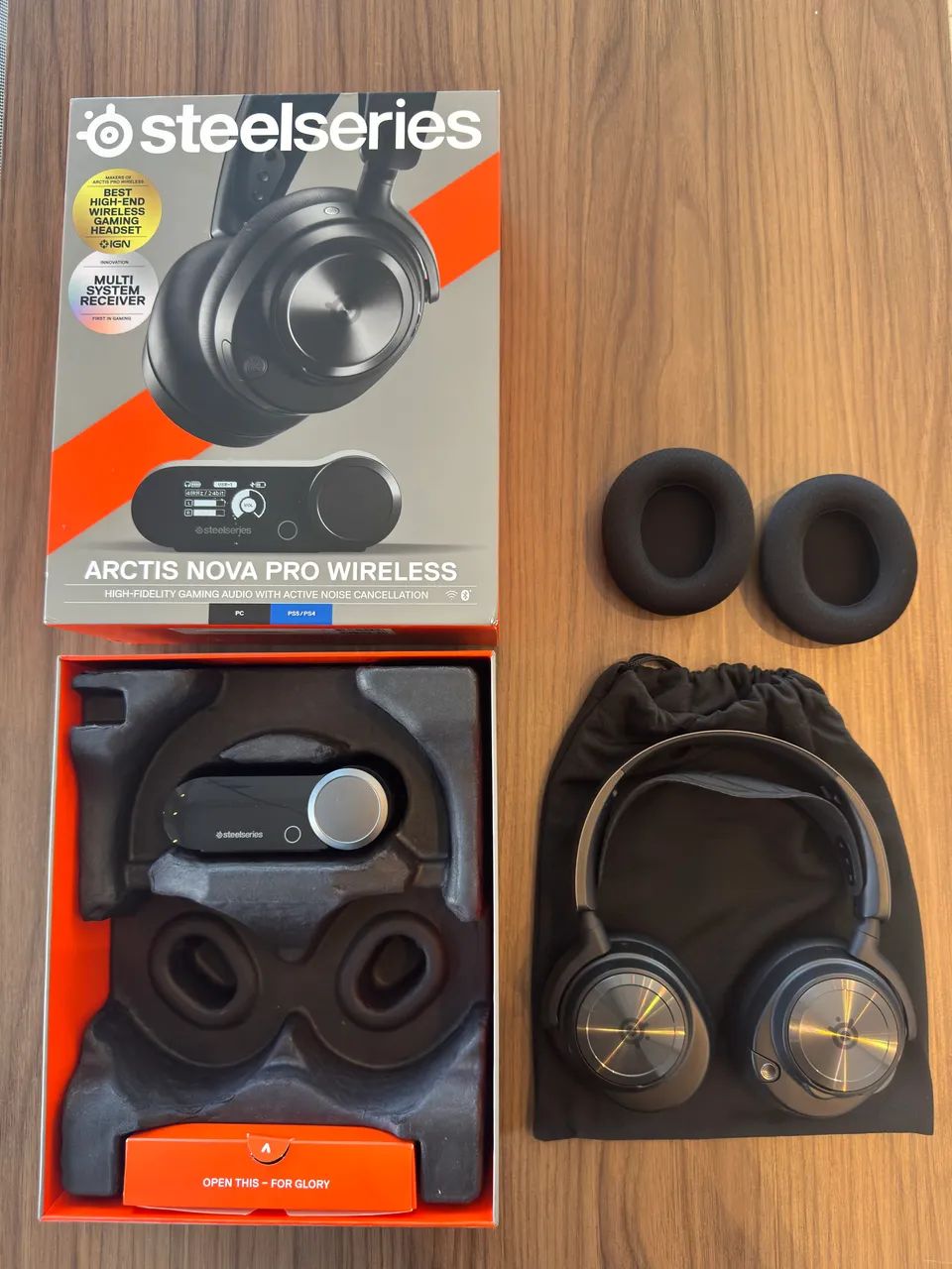 Wireless Pro Nova Arctis Steelseries Headset WIRELESS　おまけ PRO NOVA ARCTIS steelseries Pc/ps5/ps4 Branco Cor ヘッドホン
