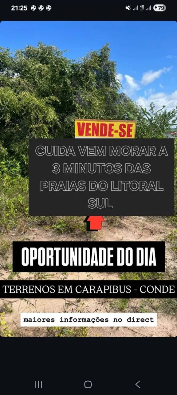 Terreno com 320 metros quadrado