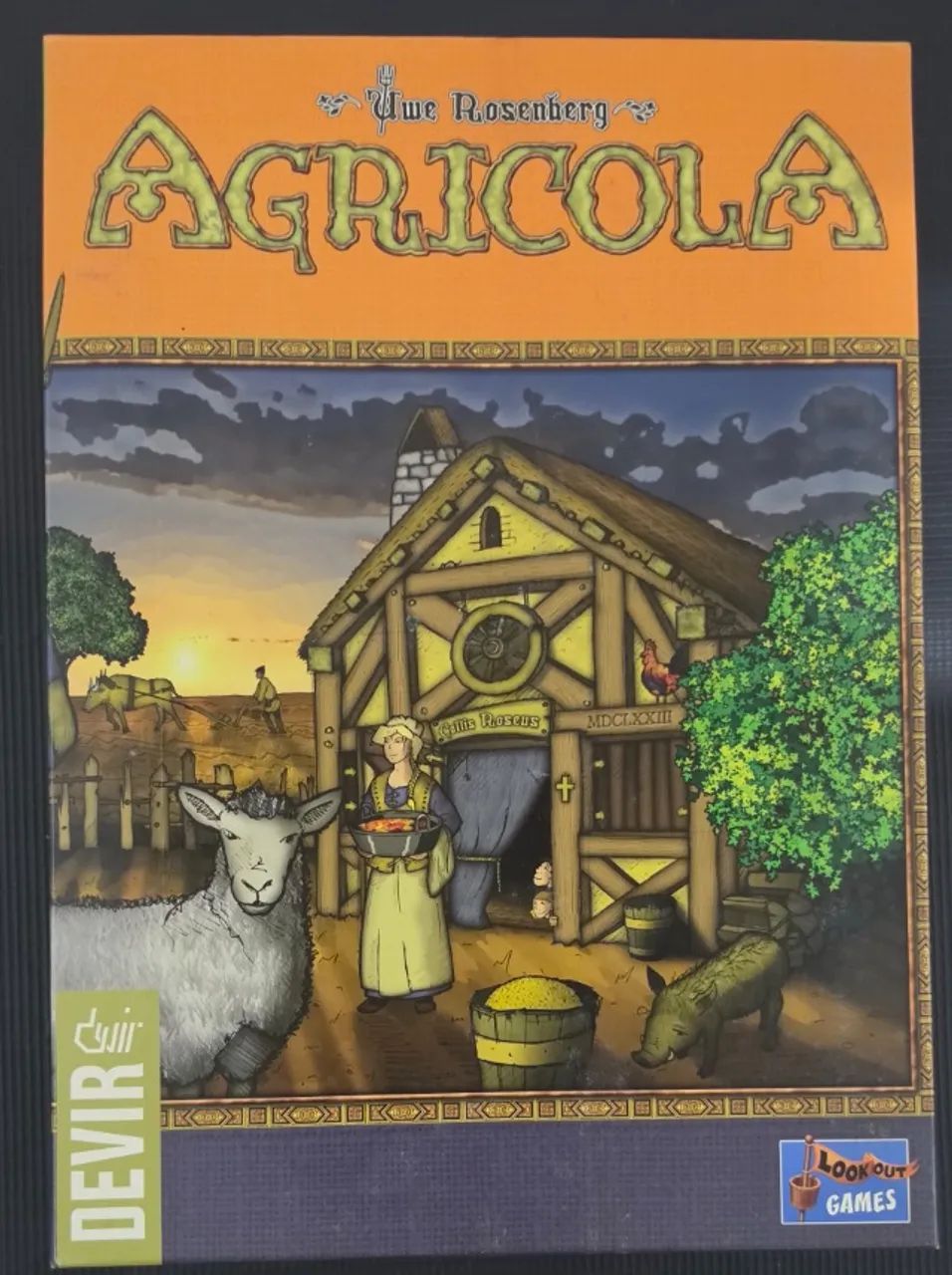 Agricola Jogo de Tabuleiro Português Devir Board Game Uwe Rosenberg