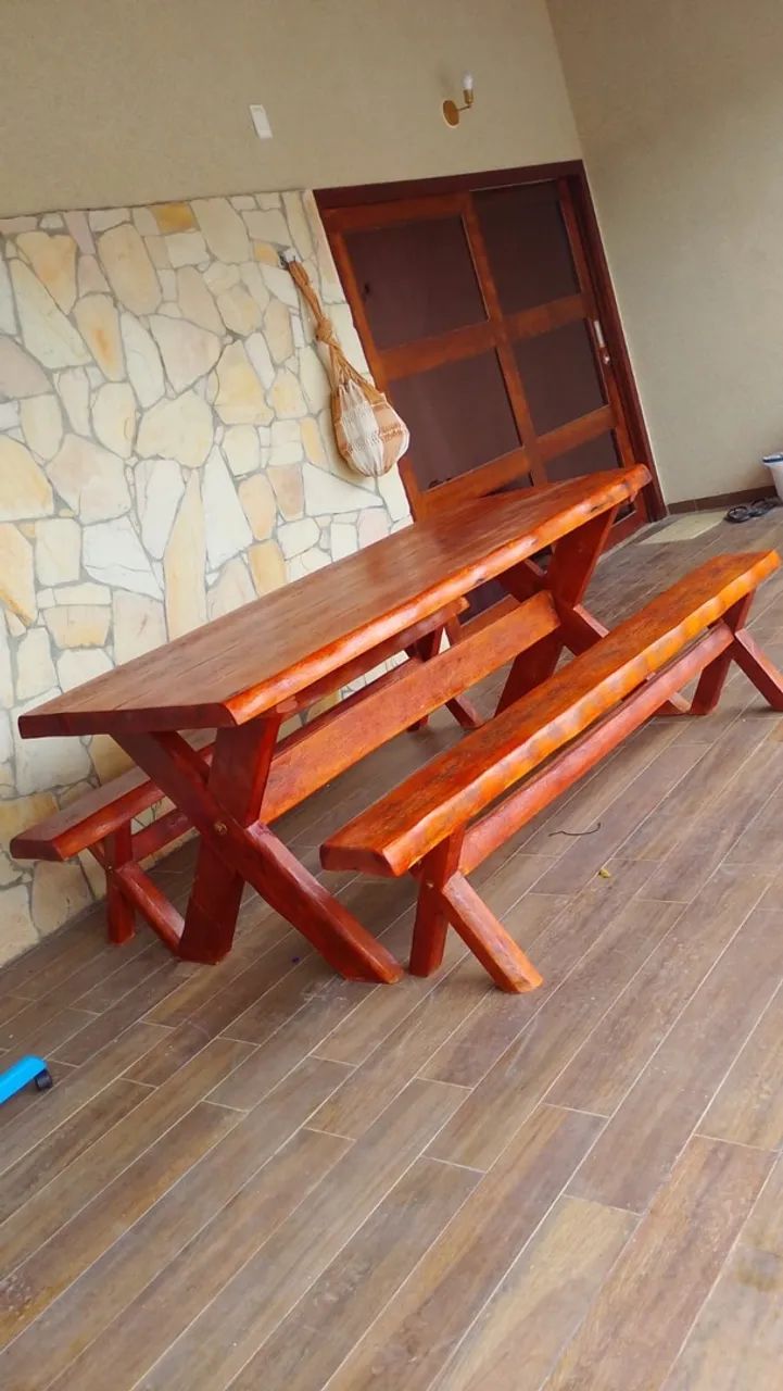 Mesa Rústica MACIÇA  - Foto 2