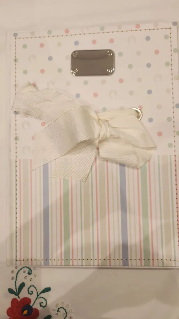 Livro de recordações de bebê 
