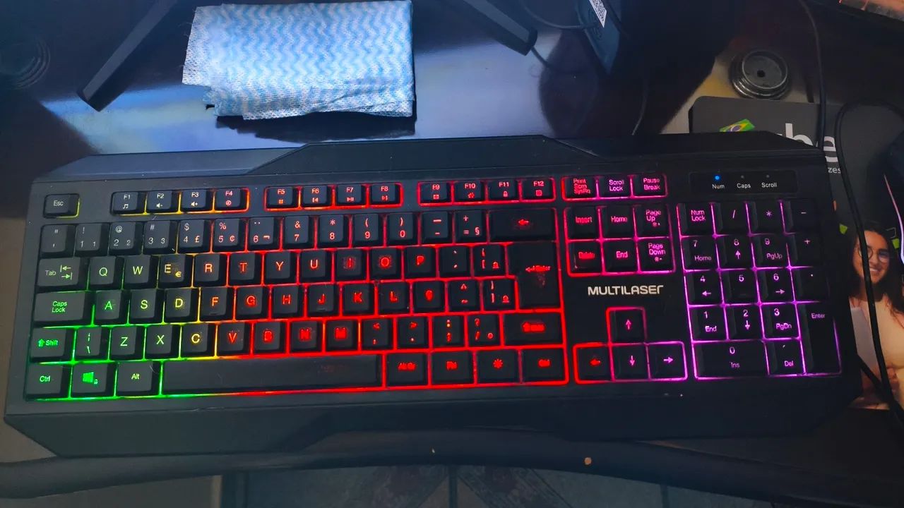 Teclado e Mouse Gamer Led RGB - Foto 2
