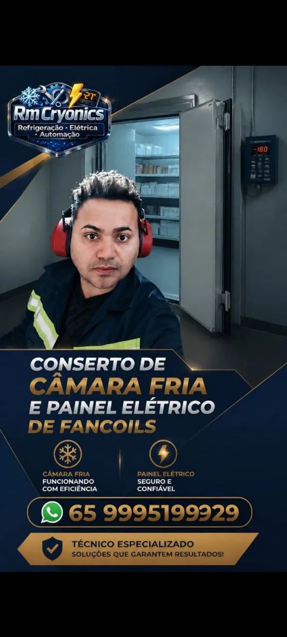 Manutenção refrigeração comercial 