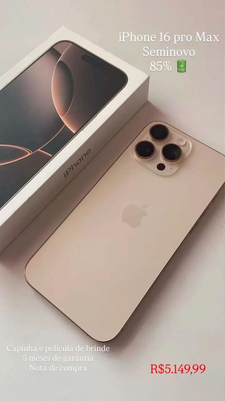 iPhone 16 pro Max seminovo