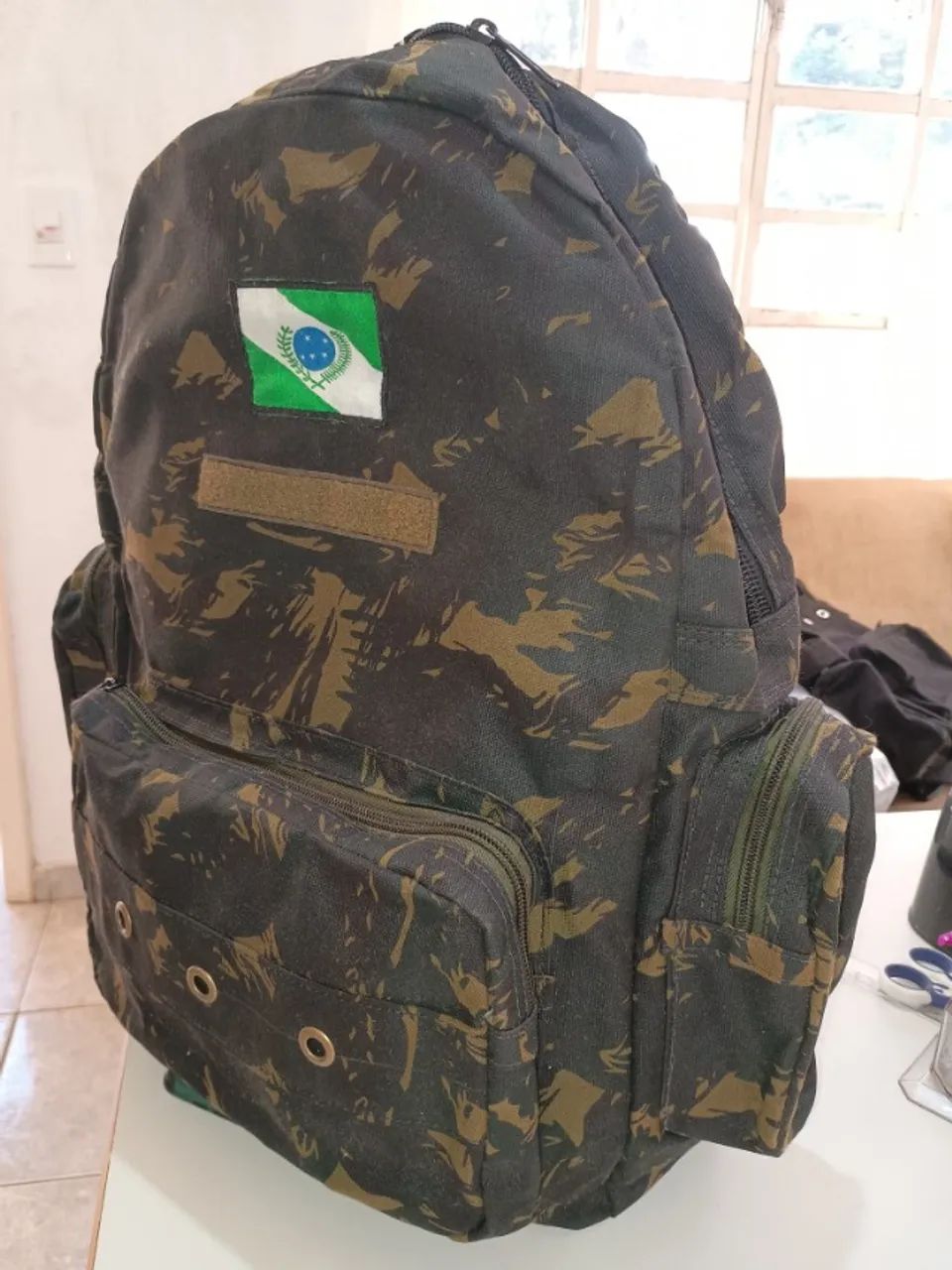 mochila em Lona
