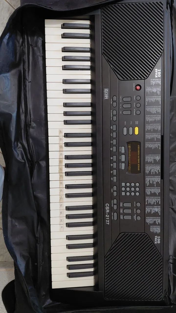 Teclado CSR 2177 + Bag maestro + Flauta doce - Instrumentos