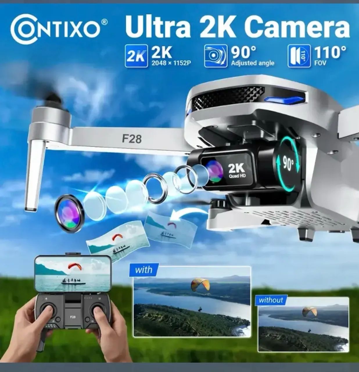 Drone Profissional Contixo F28 - Foto 3