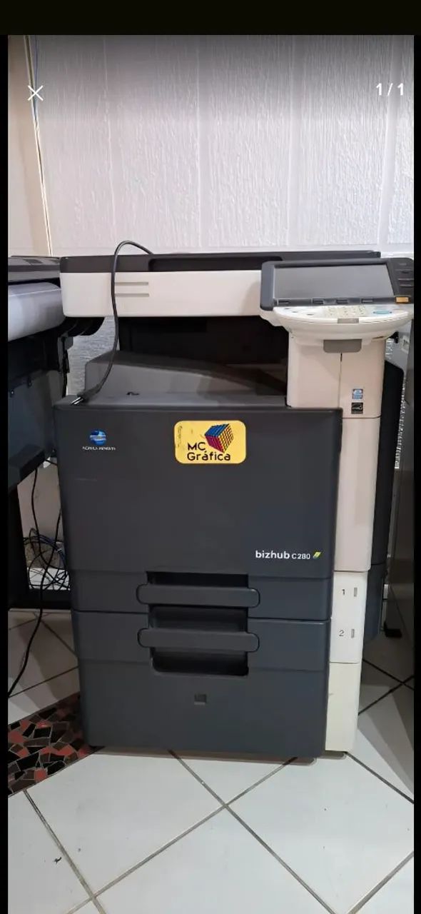 Impressora c280 konica revisada funcionando