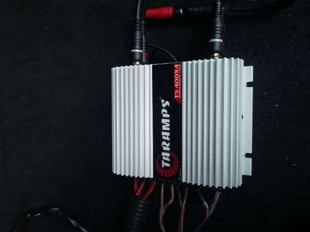 Caixa trio com módulo Taramps tá 400 x4