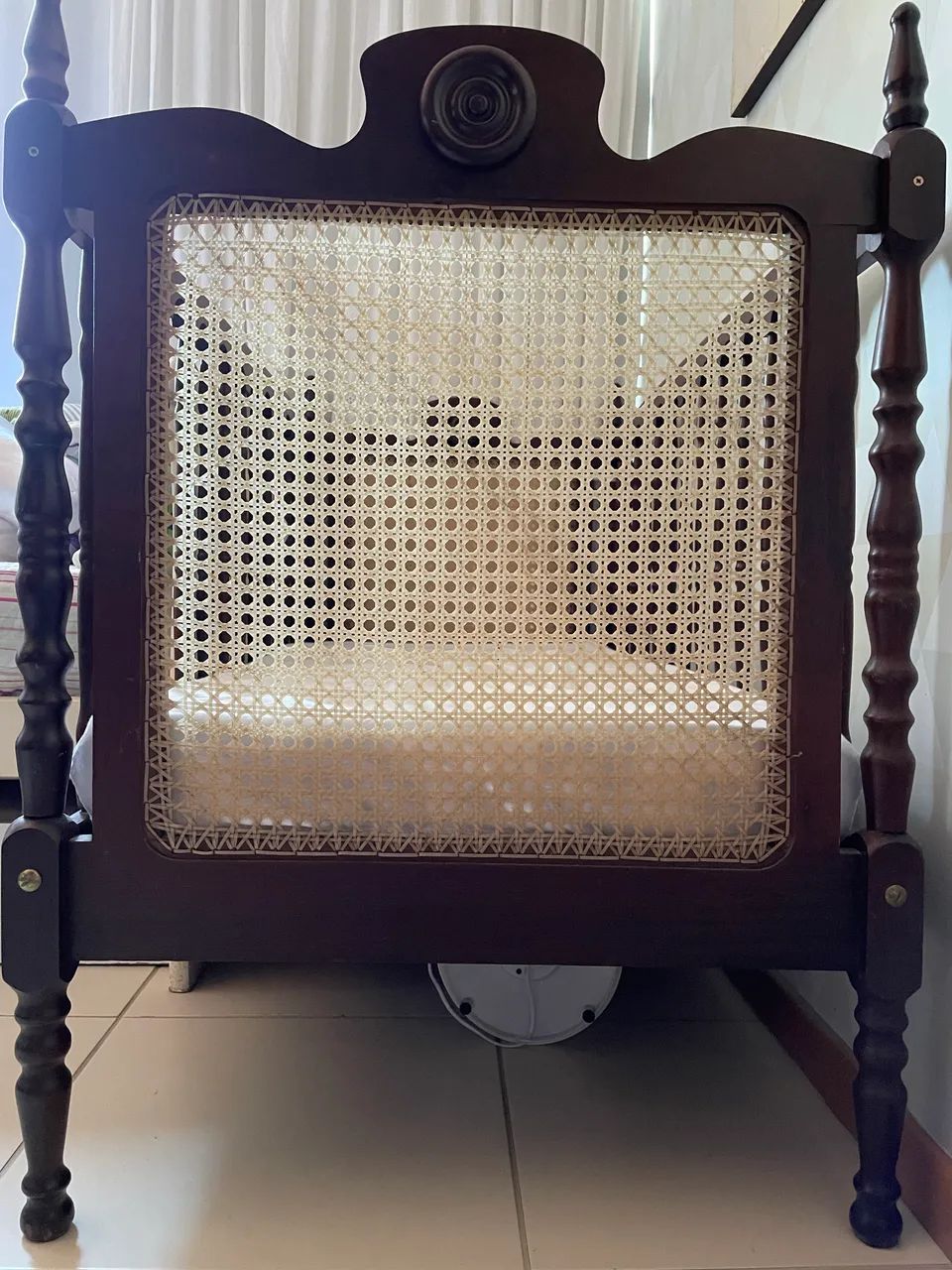 Berço vintage com palha - Foto 2