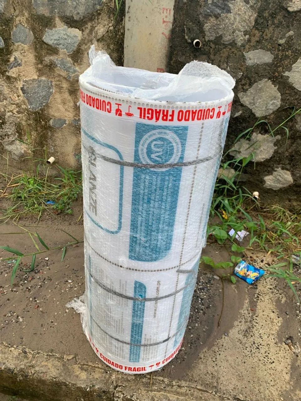 Chapa de policarbonato para toldos e cobertura 1,05 x 6 metro