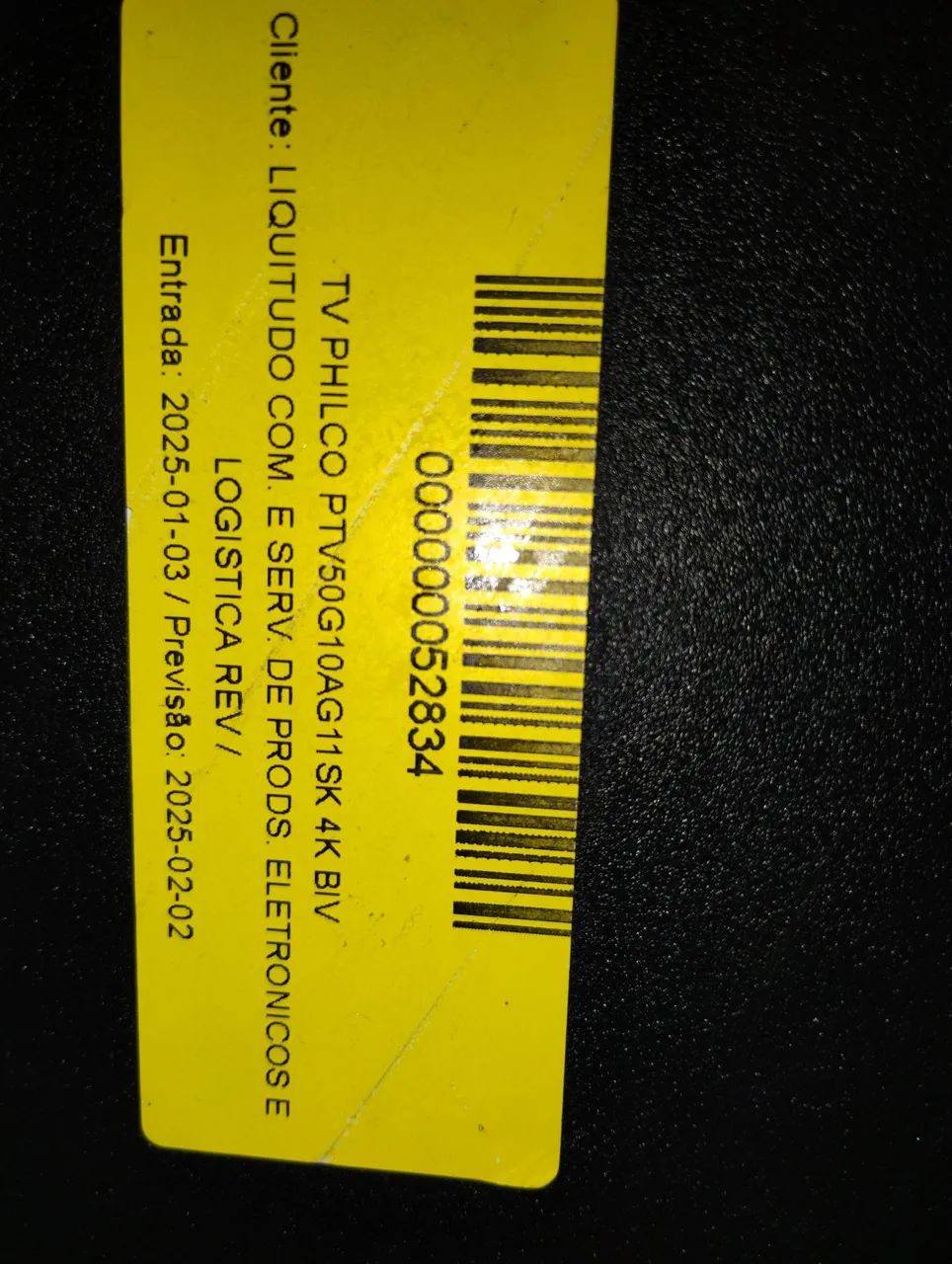 TV LED SMart Philco 4K 50 polegadas Modelo PTV50G10AG115K Defeito Tela trincada Ligando  - Foto 2