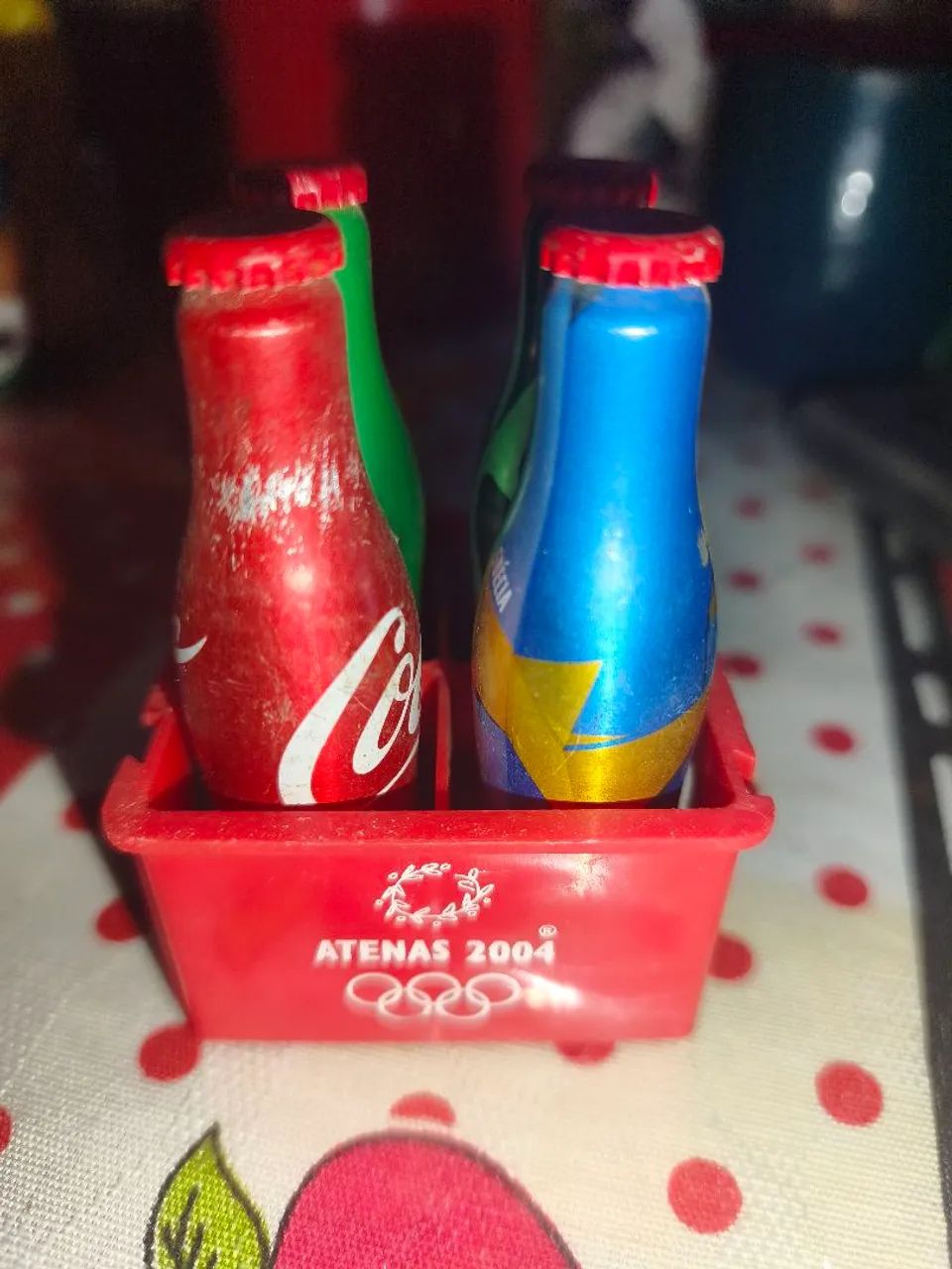 Miniatura engradado Coca cola Atenas 2004