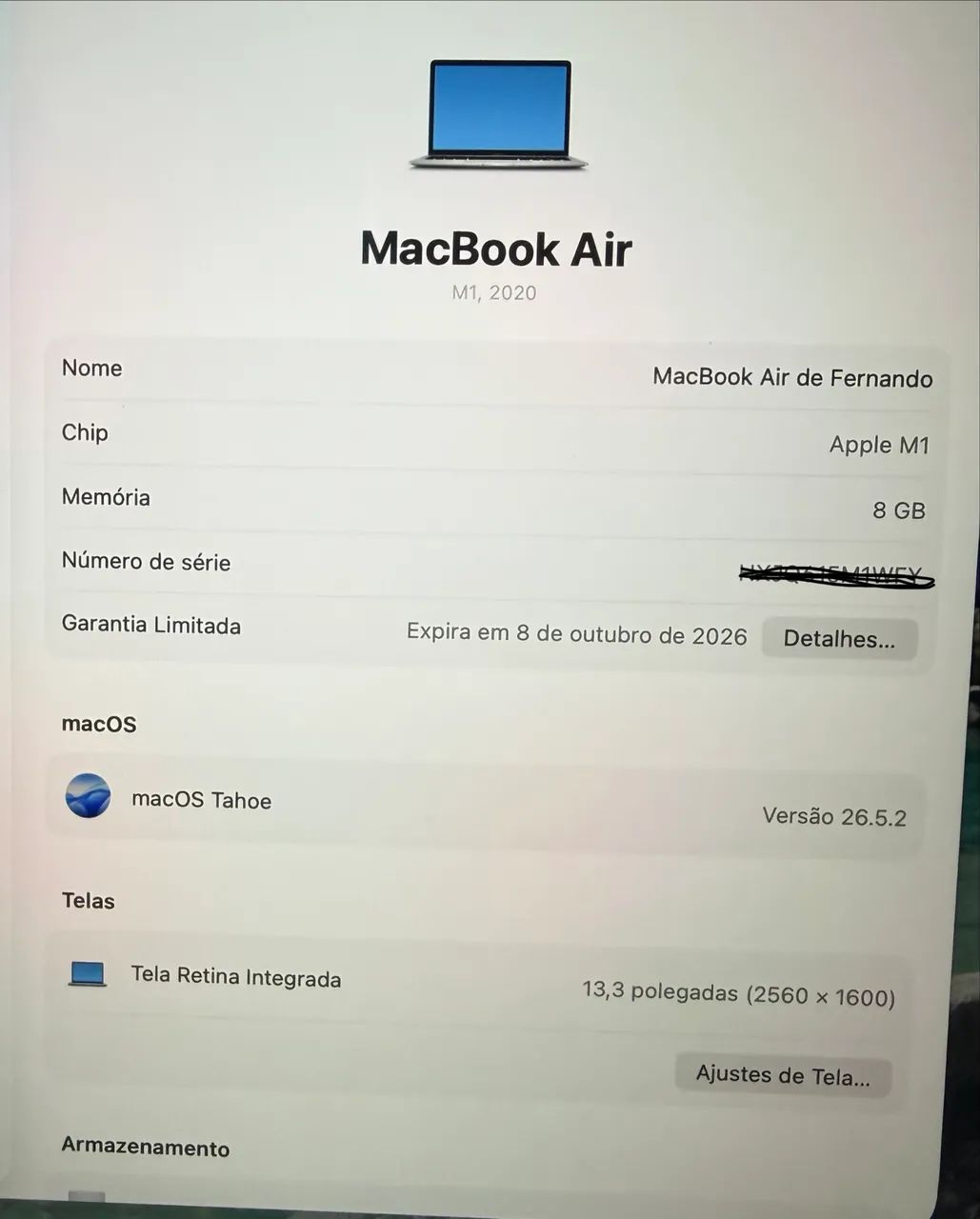 MacBook M1 256GB - Foto 3