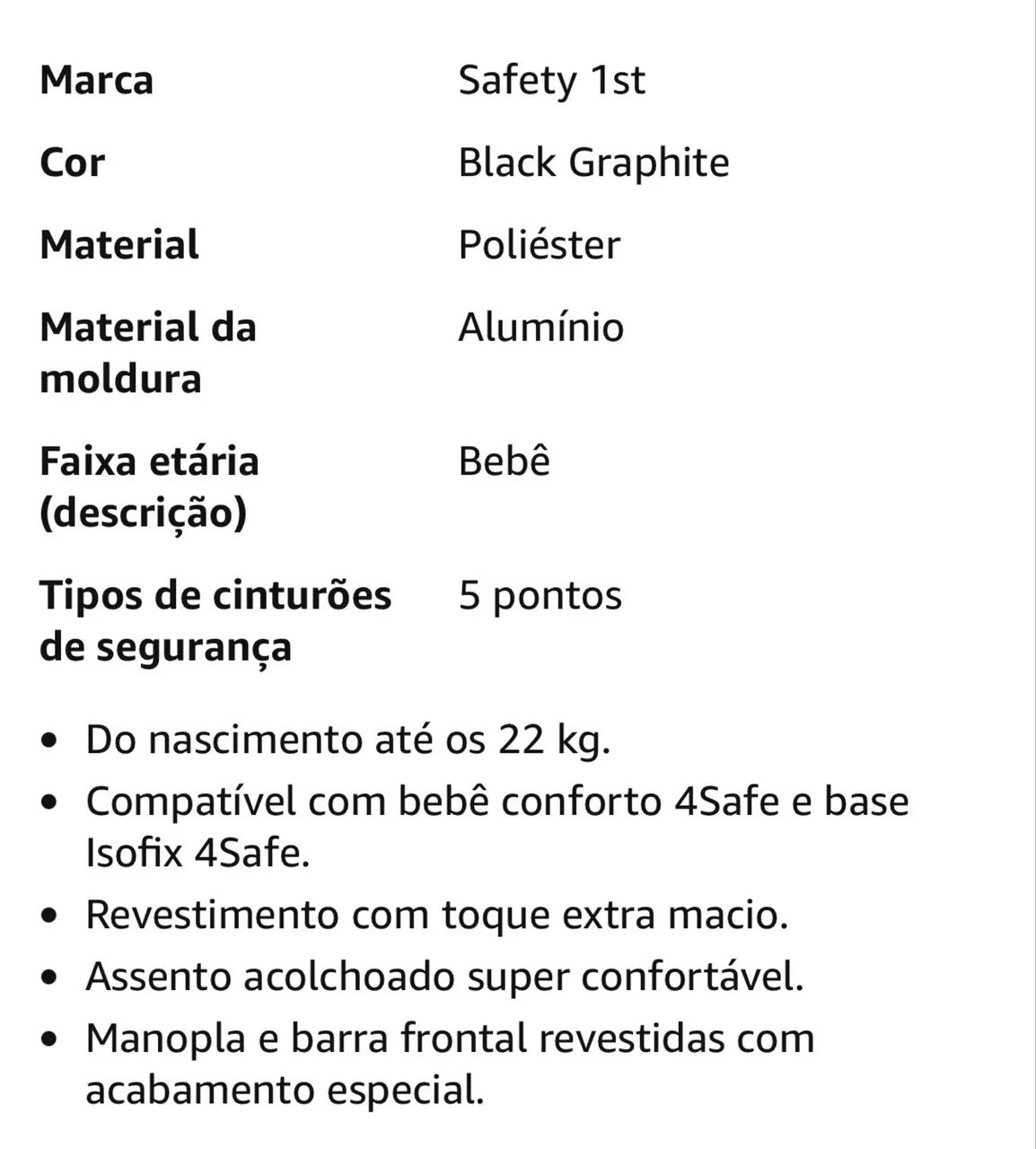 Carrinho de Bebê Safety Spark Splus - Foto 4