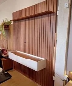 Painel Rack Ripado Pratic Com Bancada - (Promoção)!!
