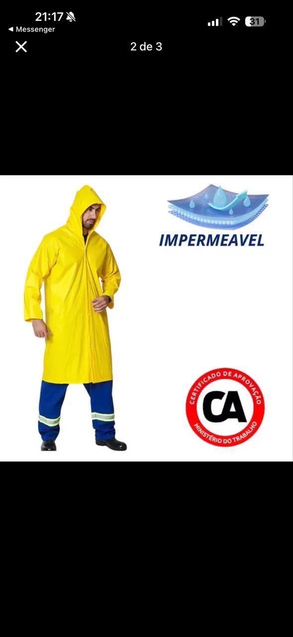 Capa impermeável - Foto 2