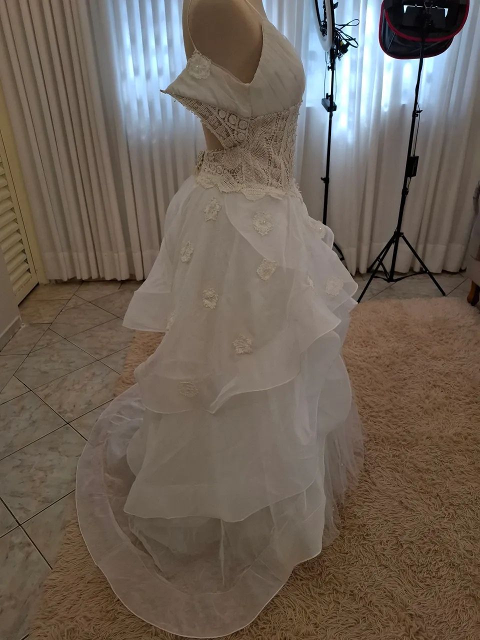 Vestido de noiva em tule  - Foto 5