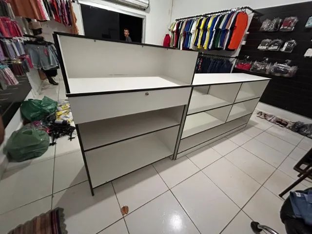 KIT LOJA BALCÃO CAIXA/ EXPOSITOR VITRINE/ ILHA CENTRAL MDF NOVO  - Foto 5