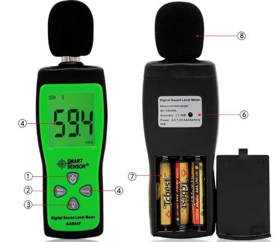 Decibelímetro Digital Medidor De Som Arduino Automação Robotica COD-AP55 - Foto 5