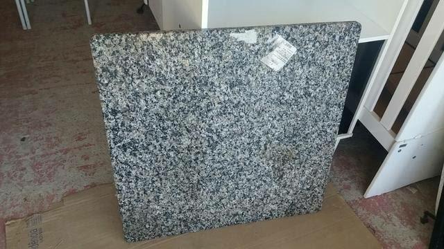 Tampo de mármore 70x70 para mesas pequenas novo ideal para apartamentos